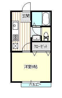 茨城県土浦市右籾 間取り