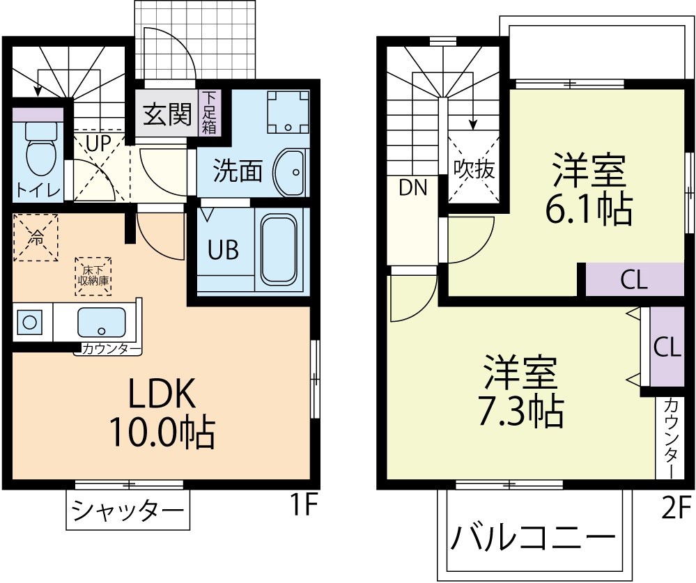 茨城県土浦市高岡 間取り