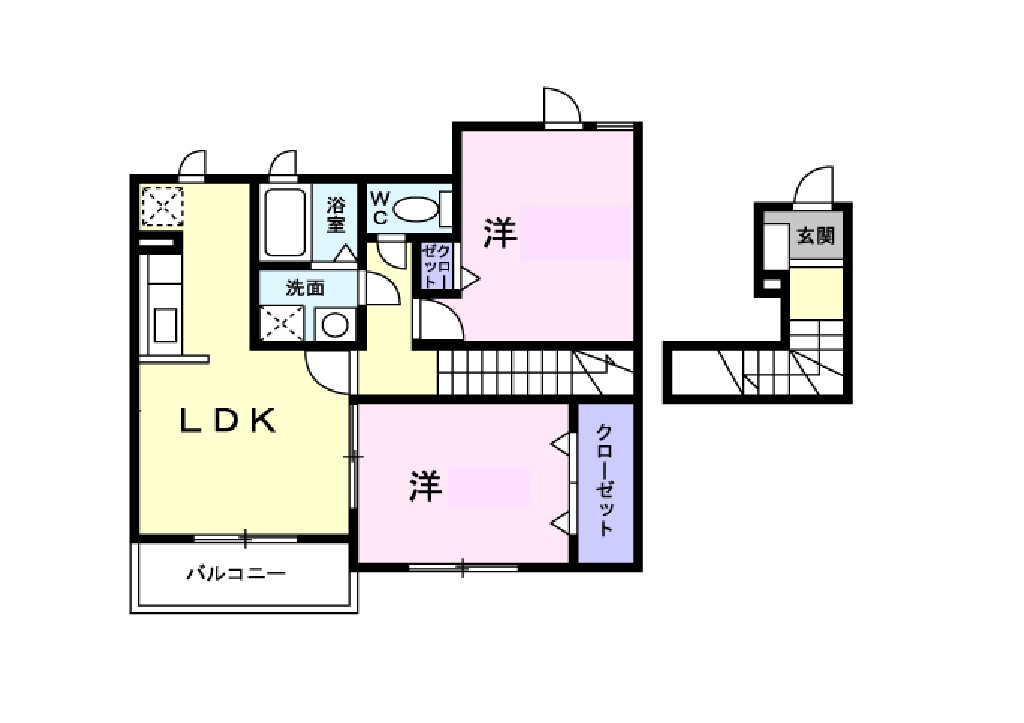 茨城県土浦市藤沢 間取り