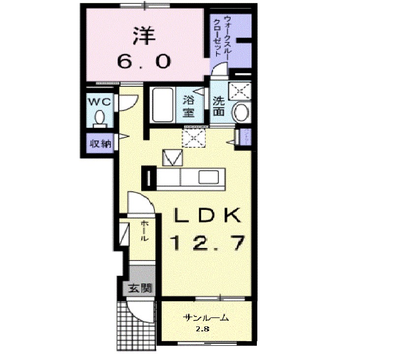 茨城県土浦市神立町 間取り