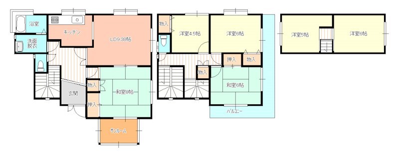 茨城県稲敷市椎塚 間取り