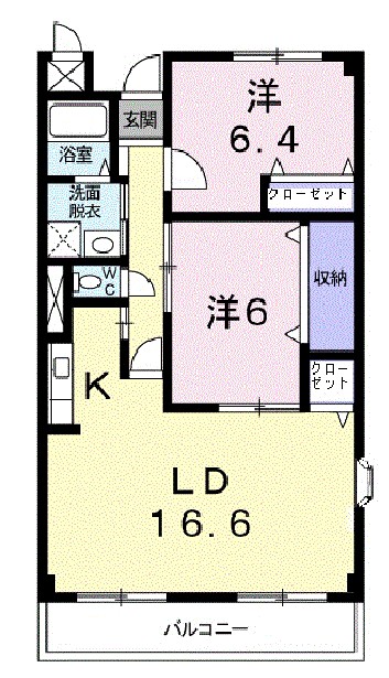 茨城県土浦市港町２丁目 間取り