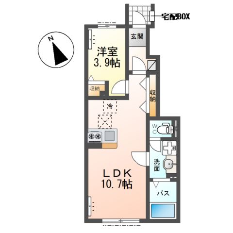 茨城県牛久市田宮町 間取り