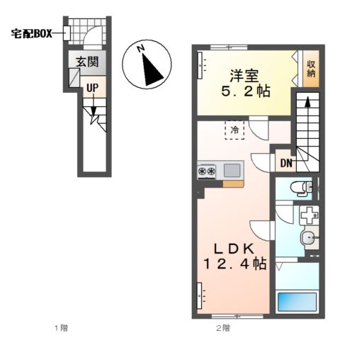 茨城県牛久市田宮町 間取り