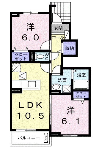 茨城県稲敷郡阿見町阿見 間取り