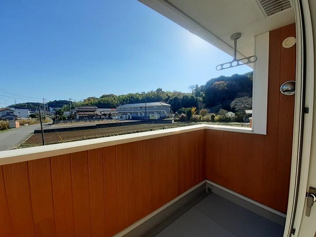 茨城県土浦市宍塚 ベランダ