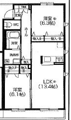 オリエンス  間取り図