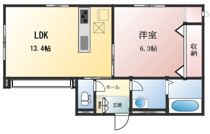 グラシア  間取り図