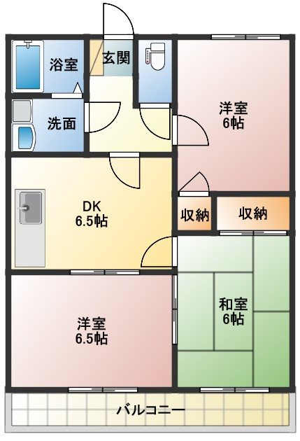 ウエストハイツ 間取り