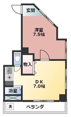 第二大興ビル 201号室 間取り