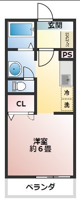 ラフィネパルク  210号室 間取り