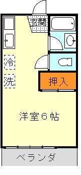 シャトルなみき  201号室 間取り