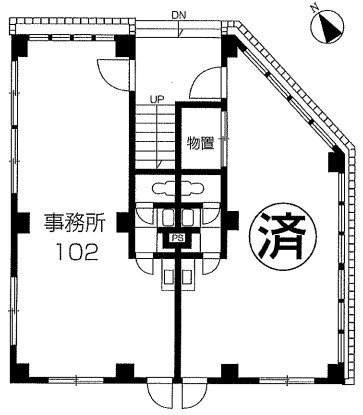 第二大興ビル 102号室 間取り