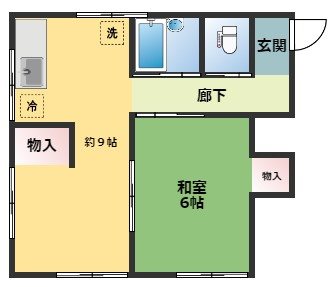ハイムフジ 203号室 間取り