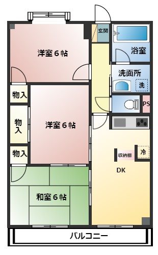 Ｋ・Ｋビル 203号室 間取り