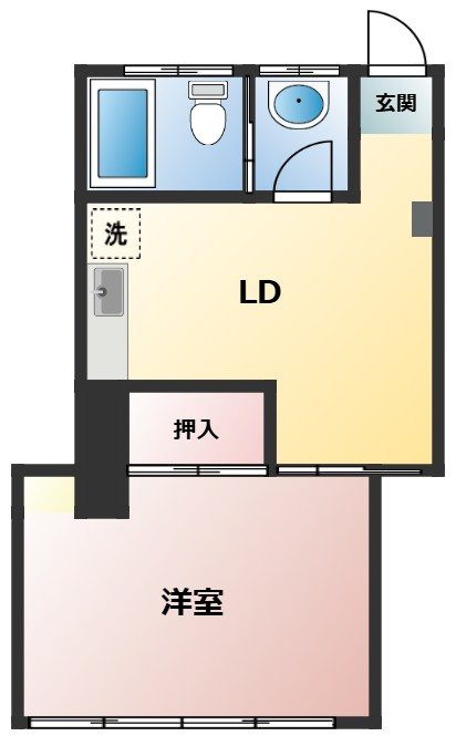 第一大興ビル 302号室 間取り