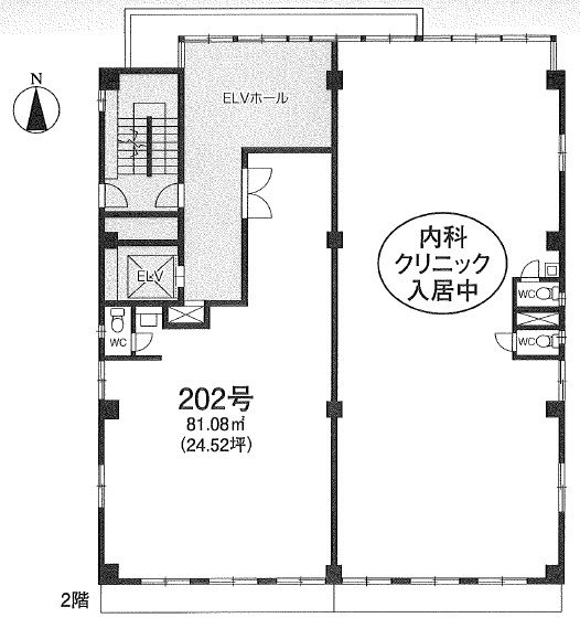 西立川KIビル 202号室 間取り
