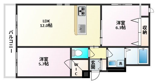 グラシア  間取り図