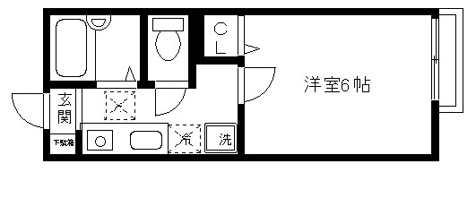 AQUA新山下 間取り図