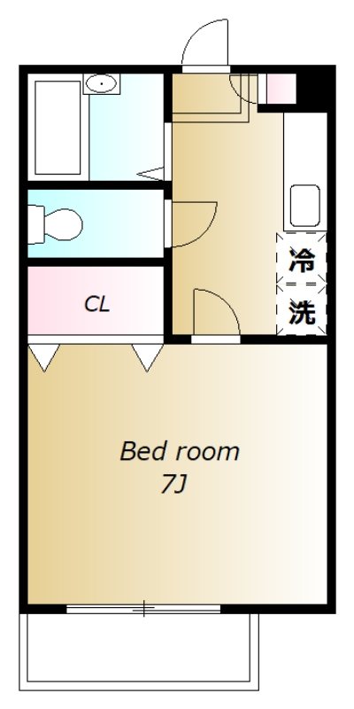 アリュール不動前 間取り図