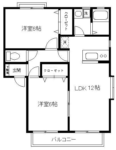 アランパル石作 間取り図