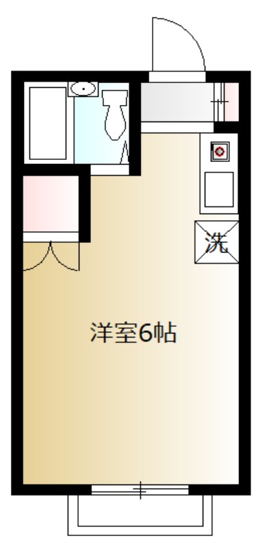レクコーポ成城 間取り図