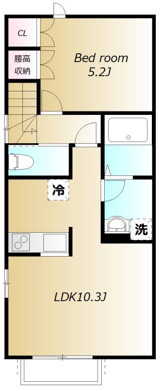 サラ・ピラセーラ 201号室 間取り
