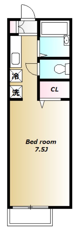パンシオン目白 202号室 間取り