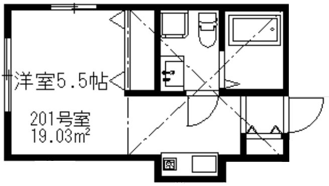 アーバンコート二俣川B棟 間取り図