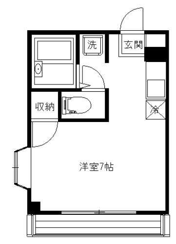 ジュネス岩井 間取り図