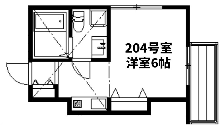 アーバンコート二俣川A棟 間取り図