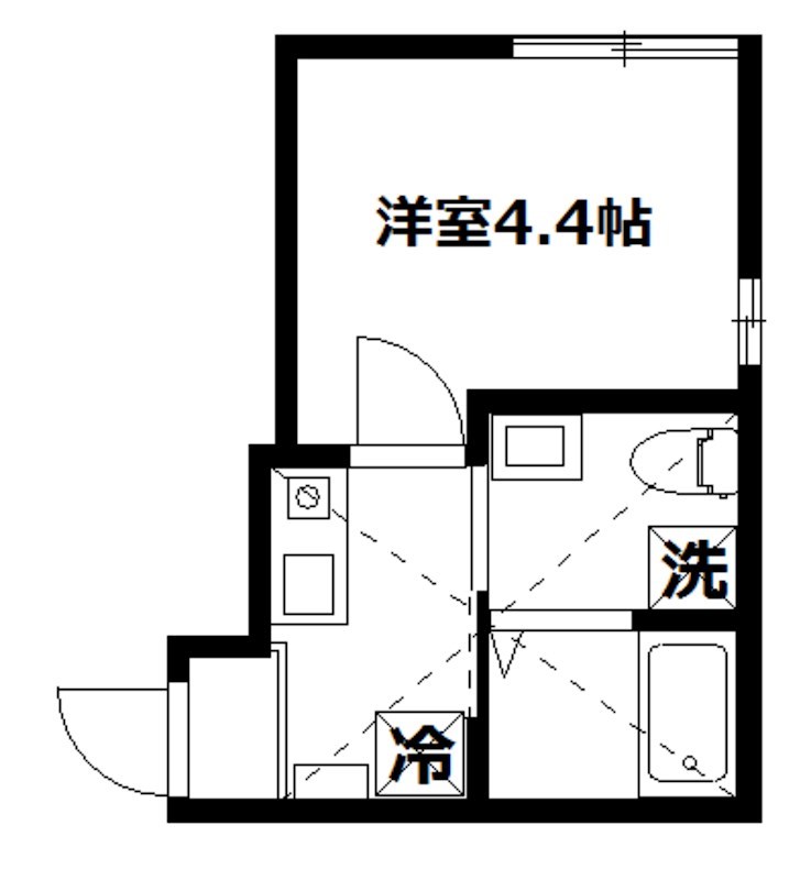 カーサ山手 間取り図