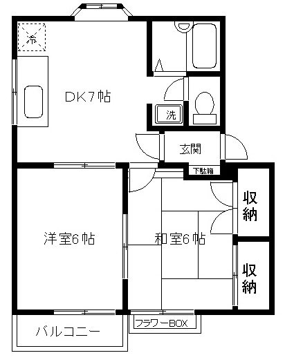 プロビデンスハイムＢ 間取り図