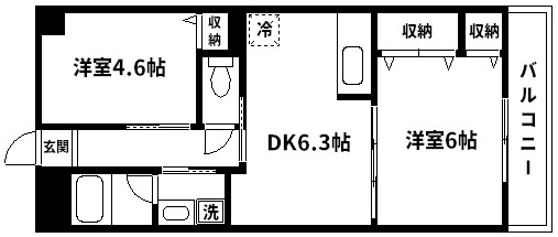 ストークコート 間取り図