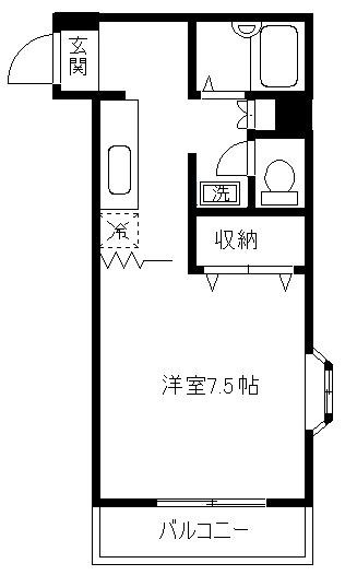 ジュネス岩井 間取り図