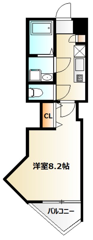 ププレ西船橋 306号室 間取り