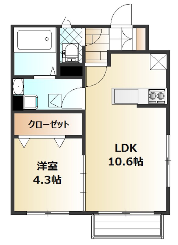 千城レジデンス 間取り図