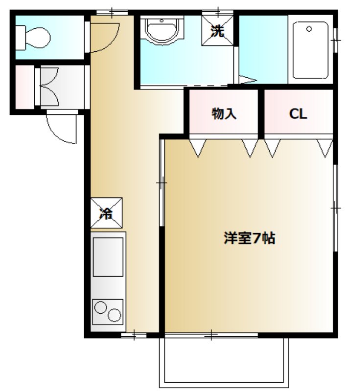 トークエクメーネ 間取り図