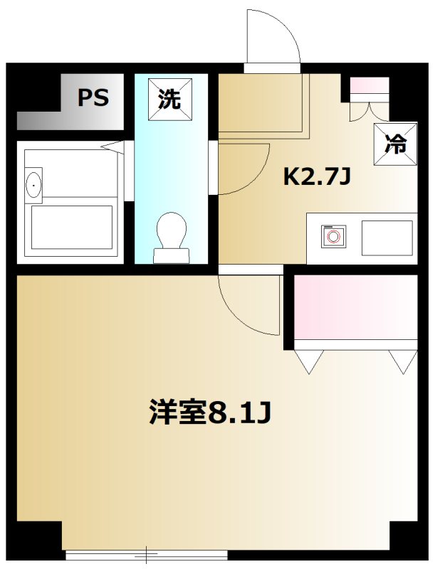 シャリエール錦糸町 間取り図