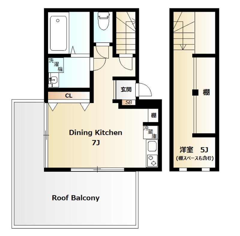 プリメ南千住 間取り図