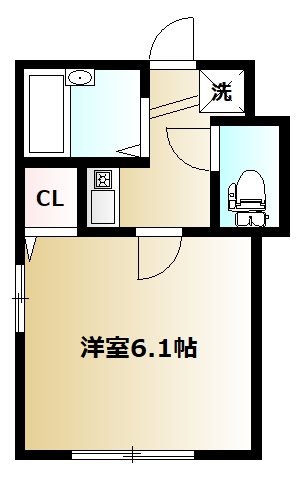 あらか 201号室 間取り