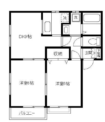 BLUE SKY SHONAN 間取り図