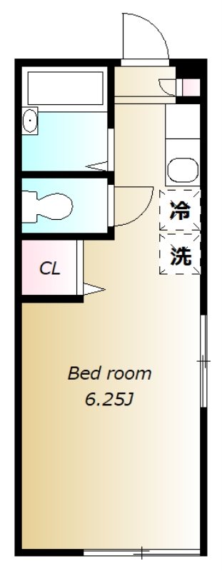 エスペランサ大塚 201号室 間取り