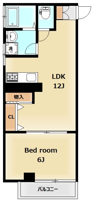 クラウンマンション 302号室 間取り