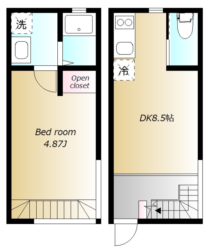 Forestock 間取り図