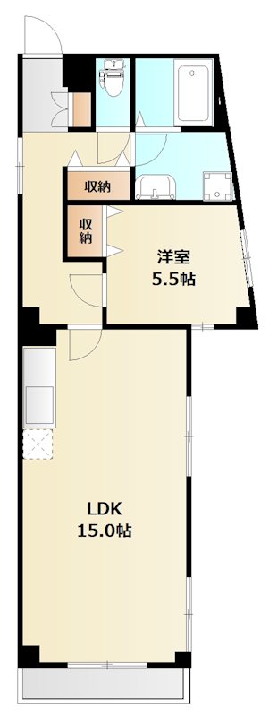 Shibata　BLD 401号室 間取り