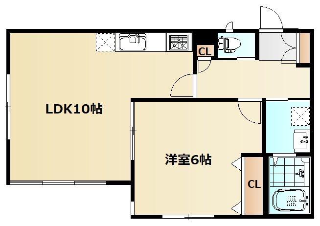 稲田邸 1F号室 間取り