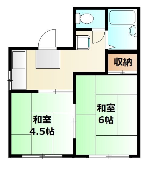 レピュート村山 103号室 間取り