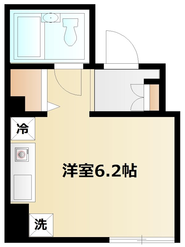 シャリエール住吉 102号室 間取り