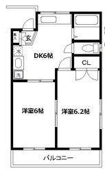 ウイング一之江 間取り図